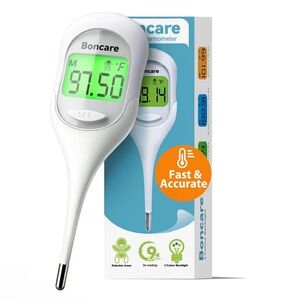 NEW IN BOX Boncare 9 sec Basal Body Digital Thermometer Ovulation,Oral,Rectal